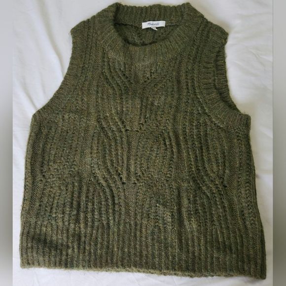 Madewell teddy pointelle vest size Xs - Picture 10 of 10